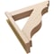 Ekena Millwork 5 1/2-in W x 24-in D x 24-in H Funston Trad Rough Cedar Woodgrain TimberThane Outlooker, Primed Tan OUTUR055X24X24FST04RCPR - alternate 3